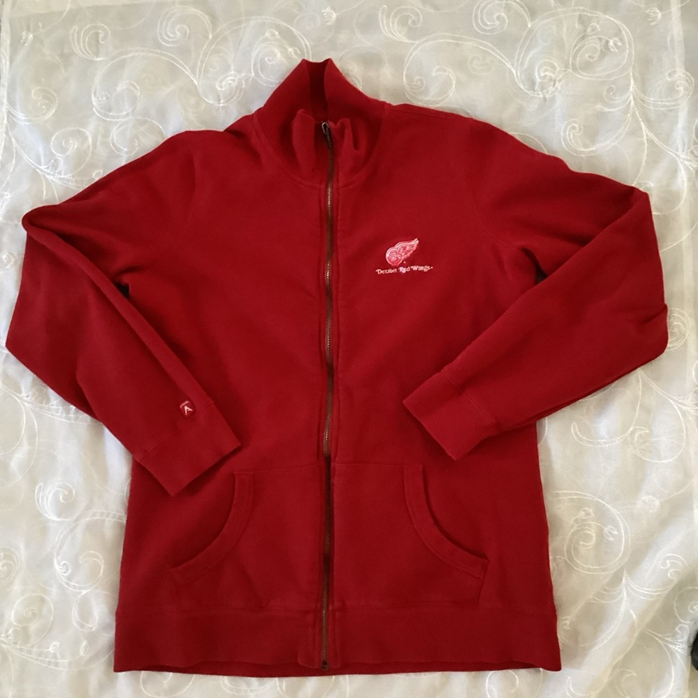 Detroit Red Wings NHL Hockey  Full Zip Women's Jacket -  Medium